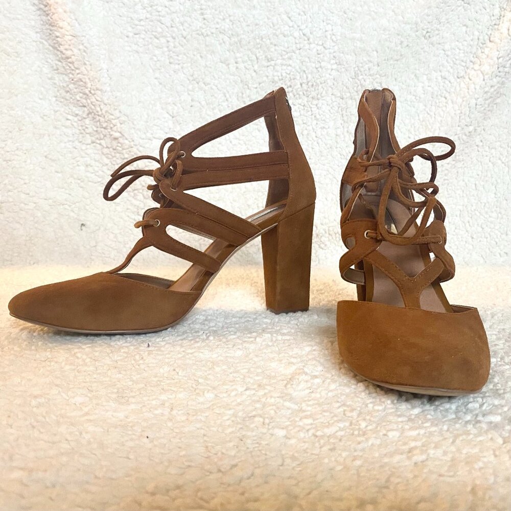 Brown Halogen Heels, Size 9
